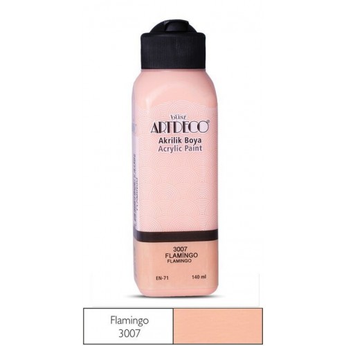 ARTDECO AKRİLİK BOYA 140ML FLAMİNGO 3007